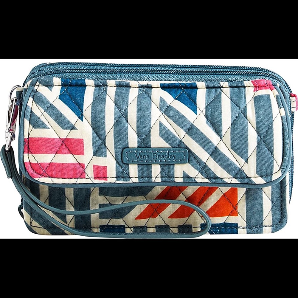 VERA BRADLEY. RFID All In One Crossbody. Geo Medallions. NWT